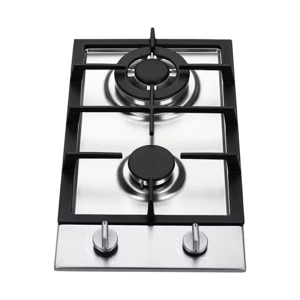 GC2-37P (LPG/Propane Gas) high efficiency 2 burner gas cooktop, ETL Safety Certified..